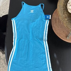 Adidas Sky Blue Sleeveless Dress